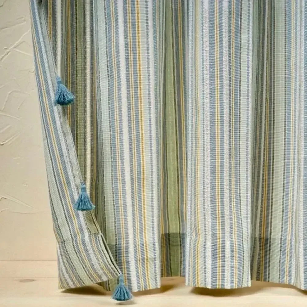 Opalhouse Jungalow Woven Stripe Curtains 50 x 95 Set of 2 Panels